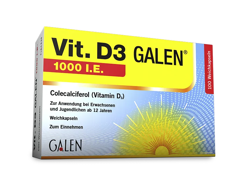 VitD3Galen Packshot Packshot Vit. D3 GALEN